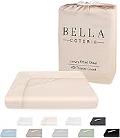 Vista 10 de Bella Coterie - Sábana bajera ajustable de viscosa de bambú de lujo tamaño King, 100 % cultivada orgánicamente, ultrasuave, refrescante