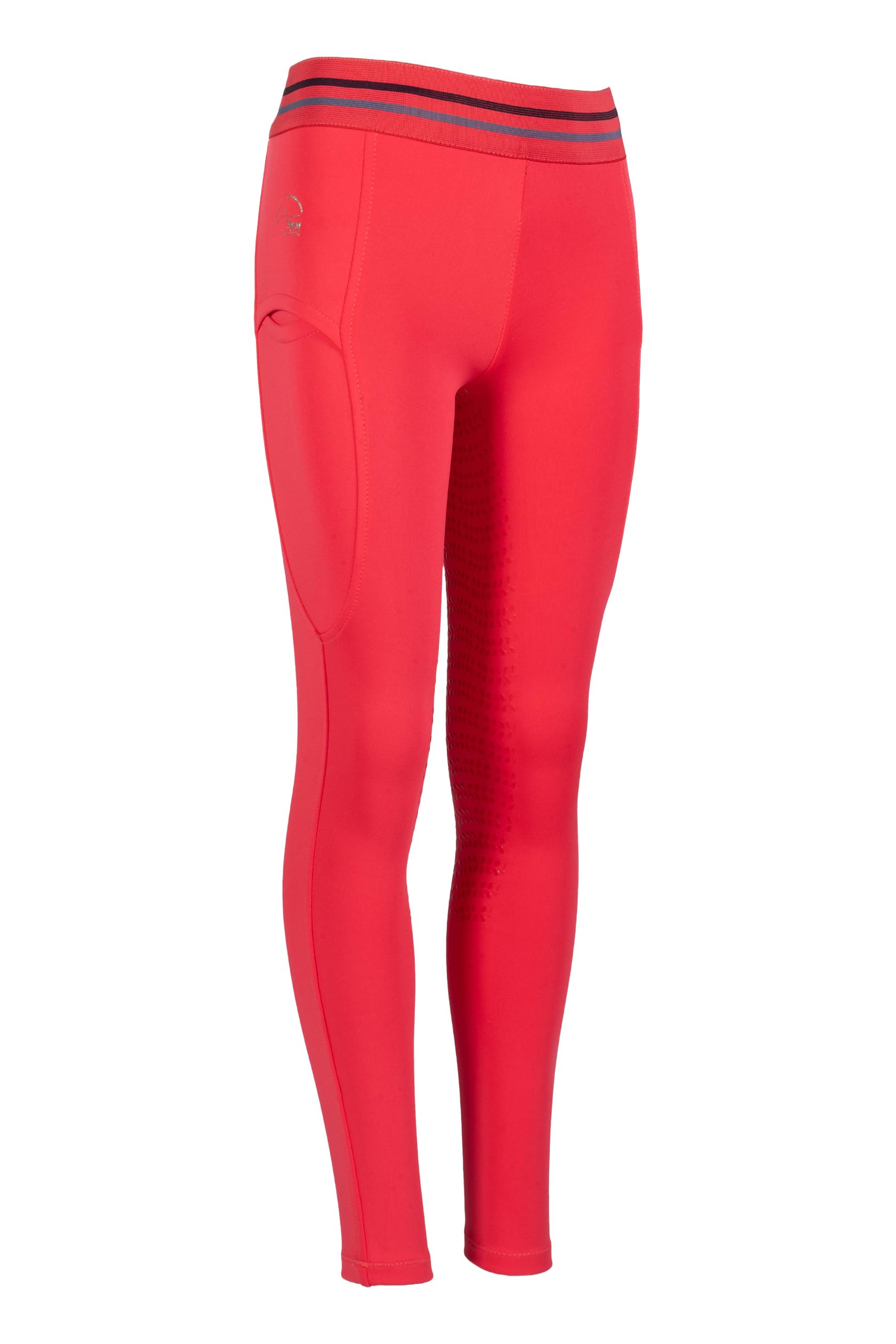 HKM Mädchen Leggings Aymee Silikon-vollbesatz