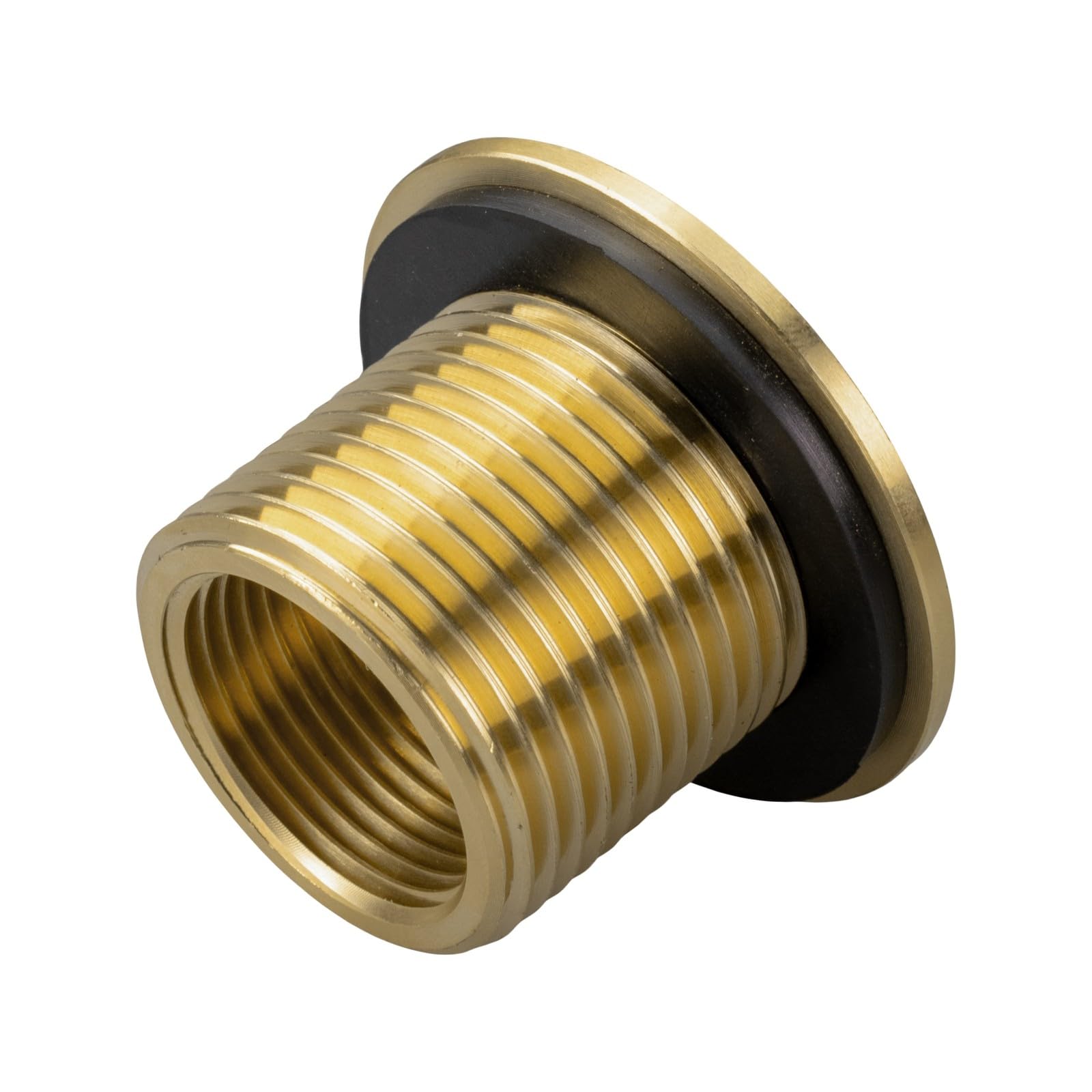 Universal Water Butt Connector Adapter - Water Butt Brass 3/4" BSP Male to 1/2" BSP Female - for Water Tanks, Barrels, Rainwater Harvesting - Leak Proof Garden Hose Fitting