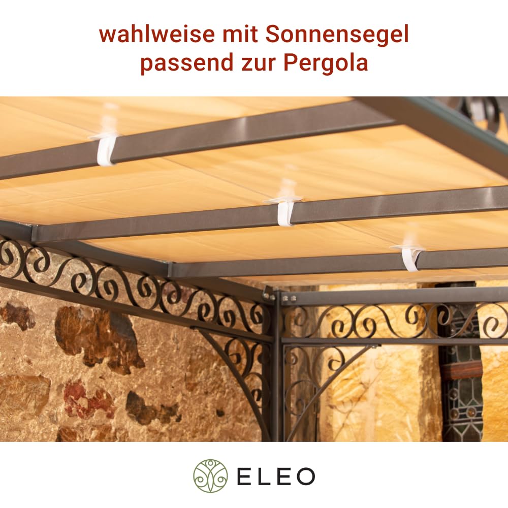 ELEO Pergola Ischia, rostoptik, 2x3m
