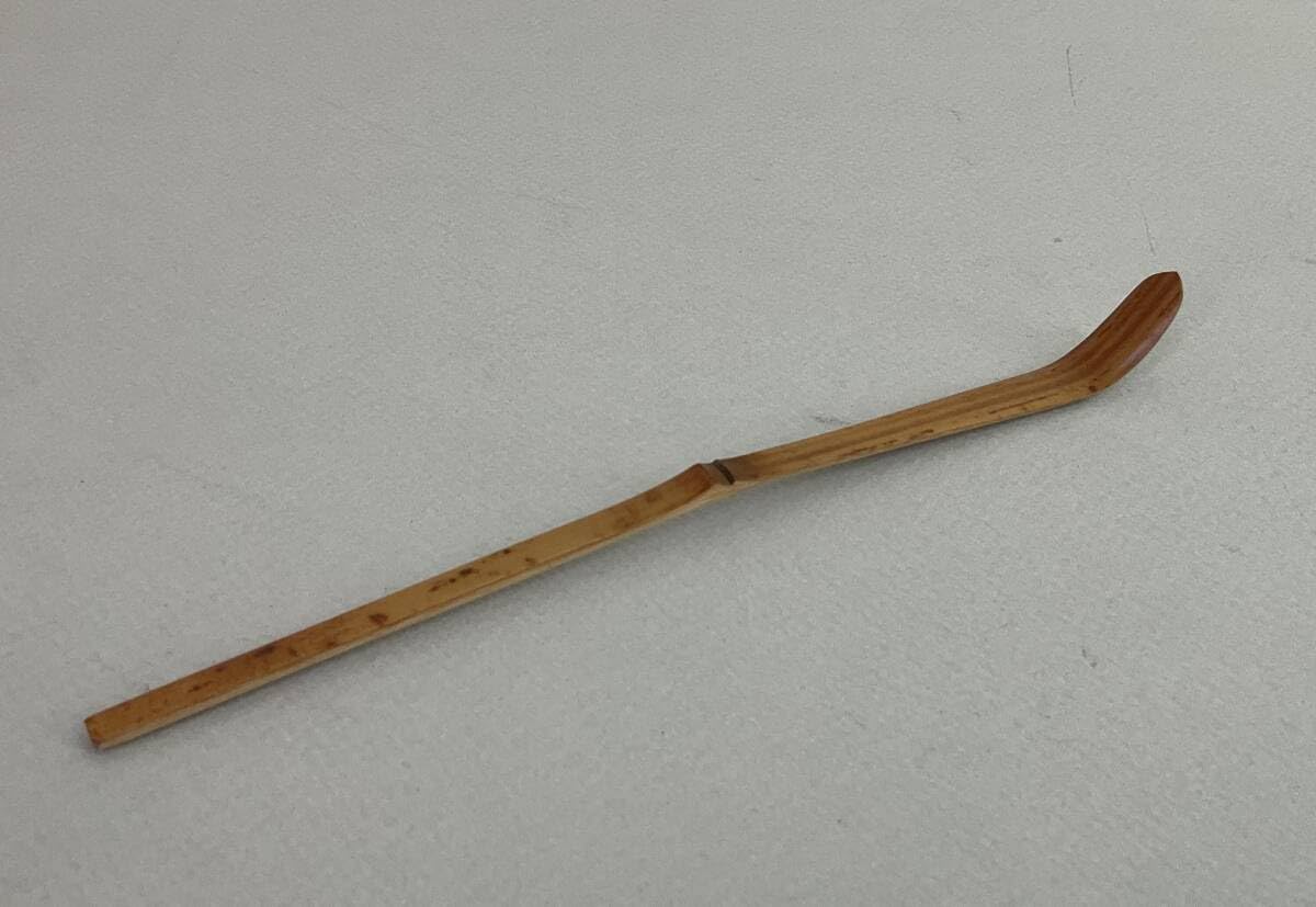 Amazon.co.jp: 【真作】《茶杓》高橋悦道銘石清水共箱大徳寺派茶匙明星