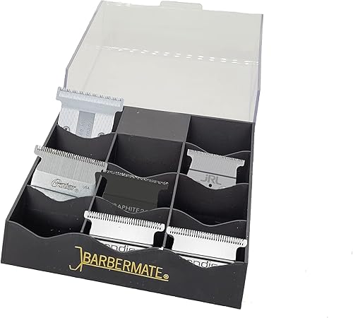 BarberMate Sistema de almacenamiento Pro Blade Rack para peluqueros, estilistas o peluqueros