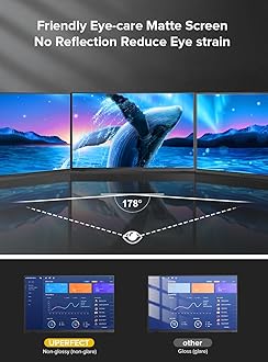 UPERFECT True 4K Portable Monitor, [New Version] 15.6'' UHD IPS 3840x2160 USB C, Unique Arch Metal Frame,100% Adobe RGB 600 Nits Brightness, HDR FreeSync Speaker HDMI Type-C OTG w/Smart Case