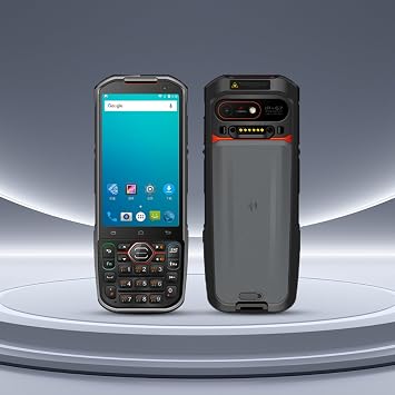 Android13 Barcode Scanner PDA with Keypad, 5200mAh N6602 Scan Engine 1D/2D BarCode Reader Handheld PDA, 6GB+64GB, WiFi, Bluetooth 5.0, NFC, IP66 Rating for Warehouse Inventory Logistics