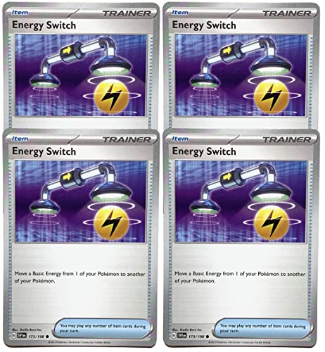 Energy Switch 173/198 - Scarlet & Violet - Pokemon Trainer x4 Card Playset 4X