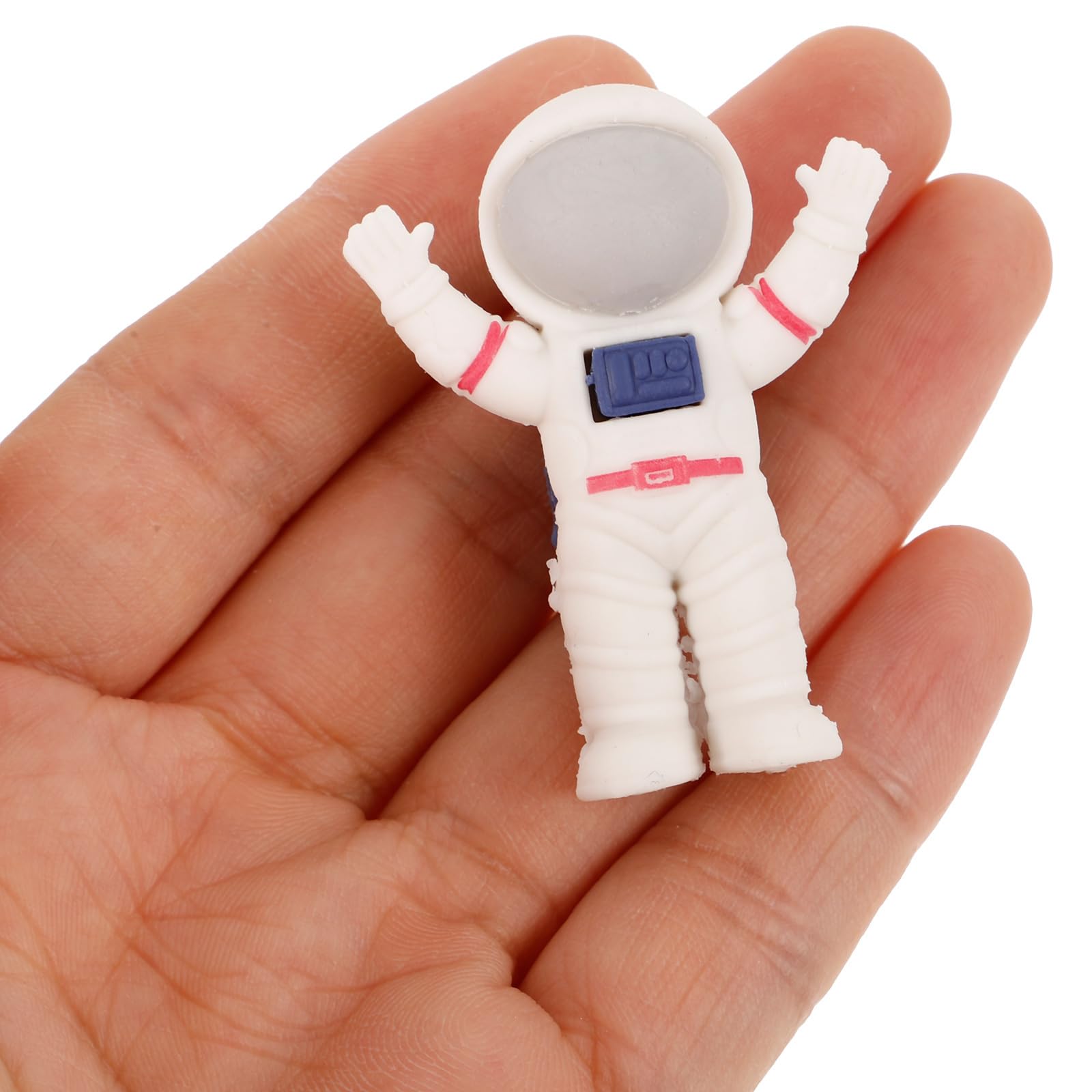 Operitacx 24 Stück Mini Astronauten Radiergummis Set 1.77X1.18X0.79 Zoll Lustige Lern-Radiergummis Für Kinder Schulbedarf Mitgebsel Geschenk Für Kleine Entdecker