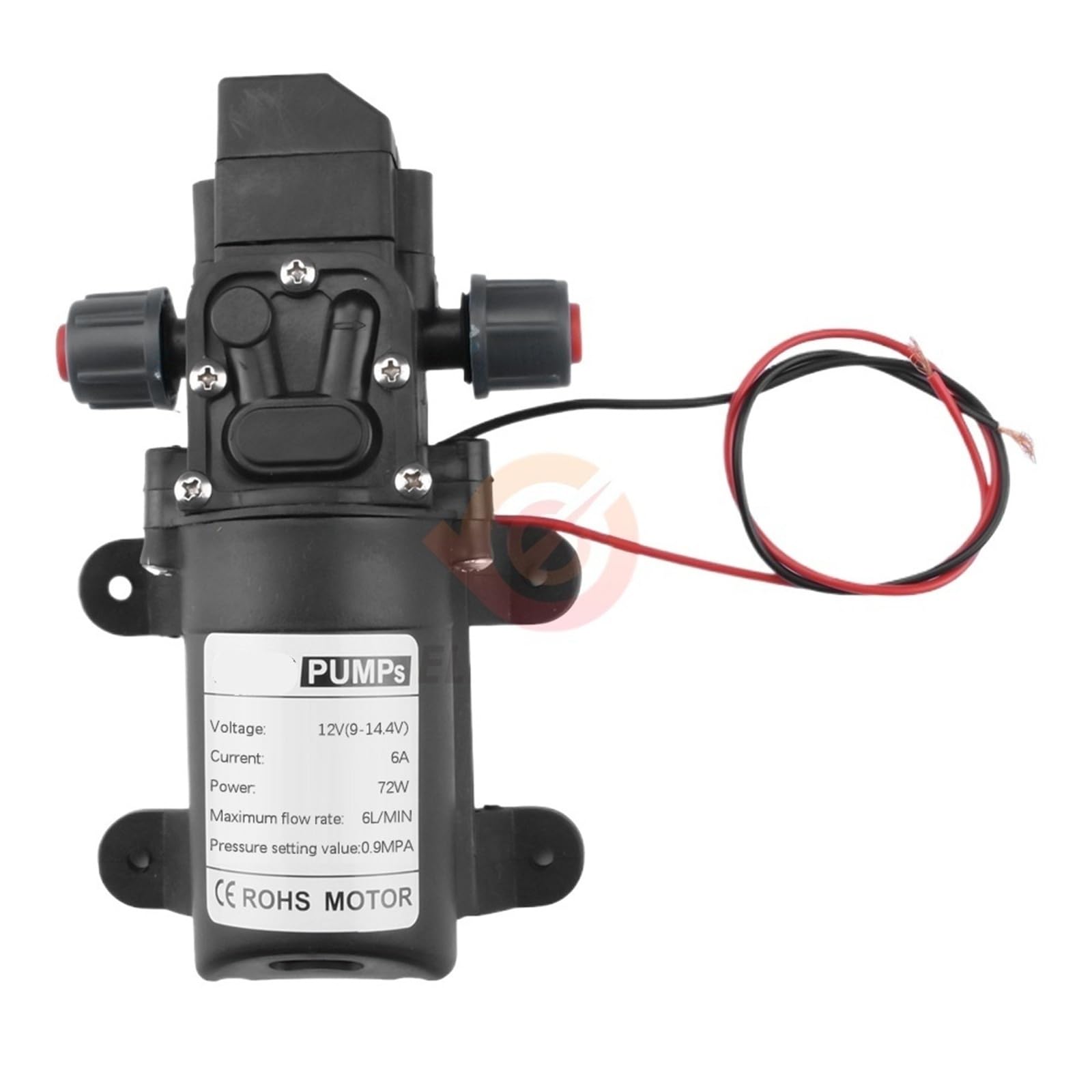Pompe à eau 12V 72W à membrane avec interrupteur automatique 3-5 L/min