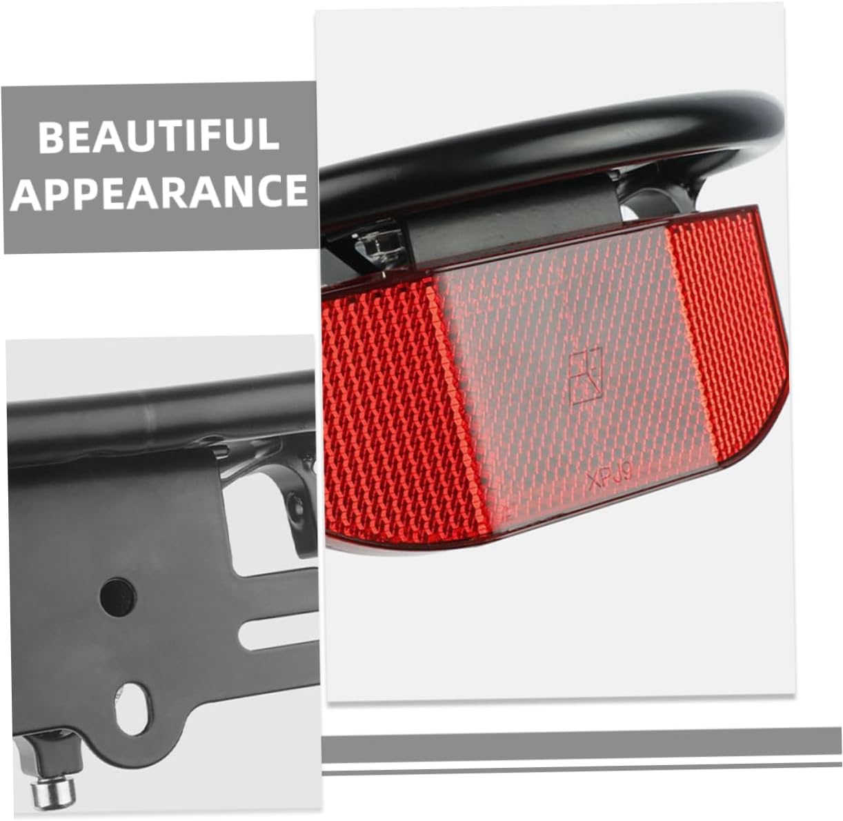 Bike Reflector Clip Set Rear Reflective Warning Reflector for Mountain Bicycles Suitable for Night Riding and Safety 2-Piece Pack