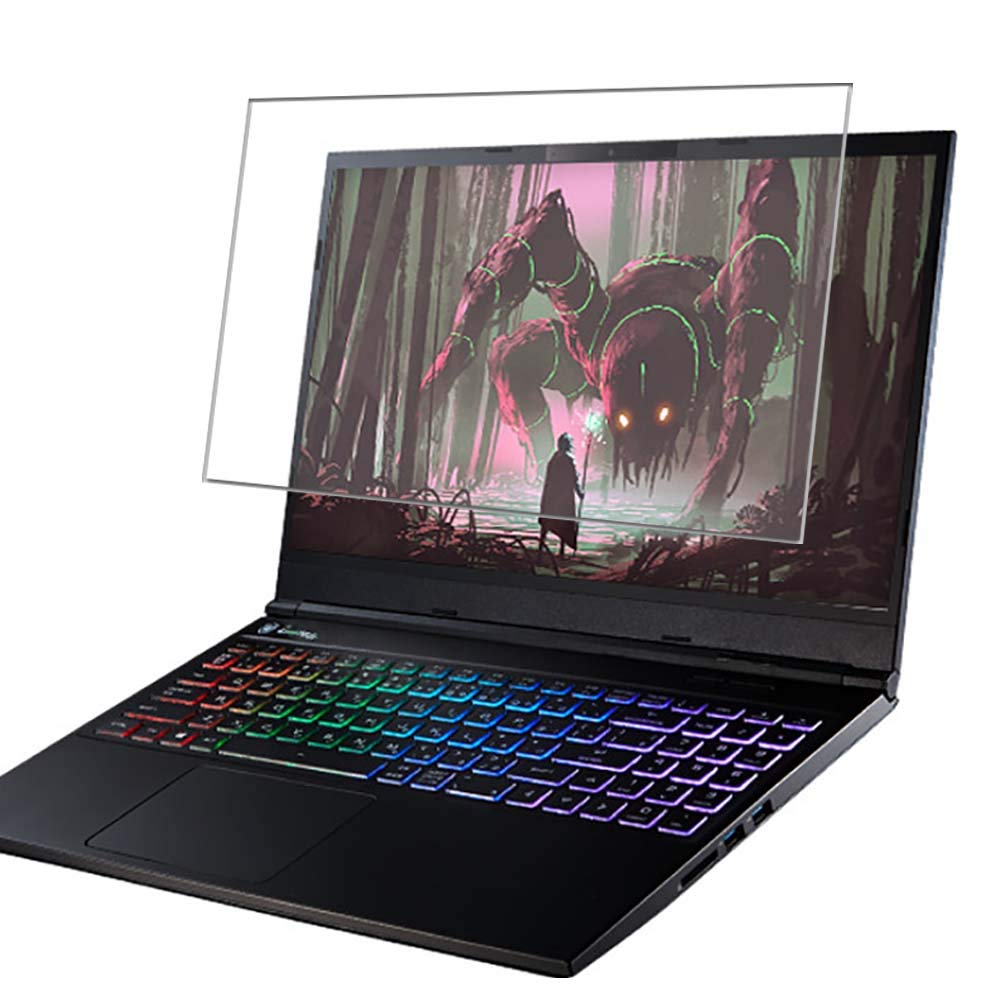 Vaxson Anti Blue Light Tempered Glass Screen Protector, compatible with Dospara GALLERIA GCR1650GF7 15.6" Visible Area, Blue Light Blocking Film [NOT Full Coverage]