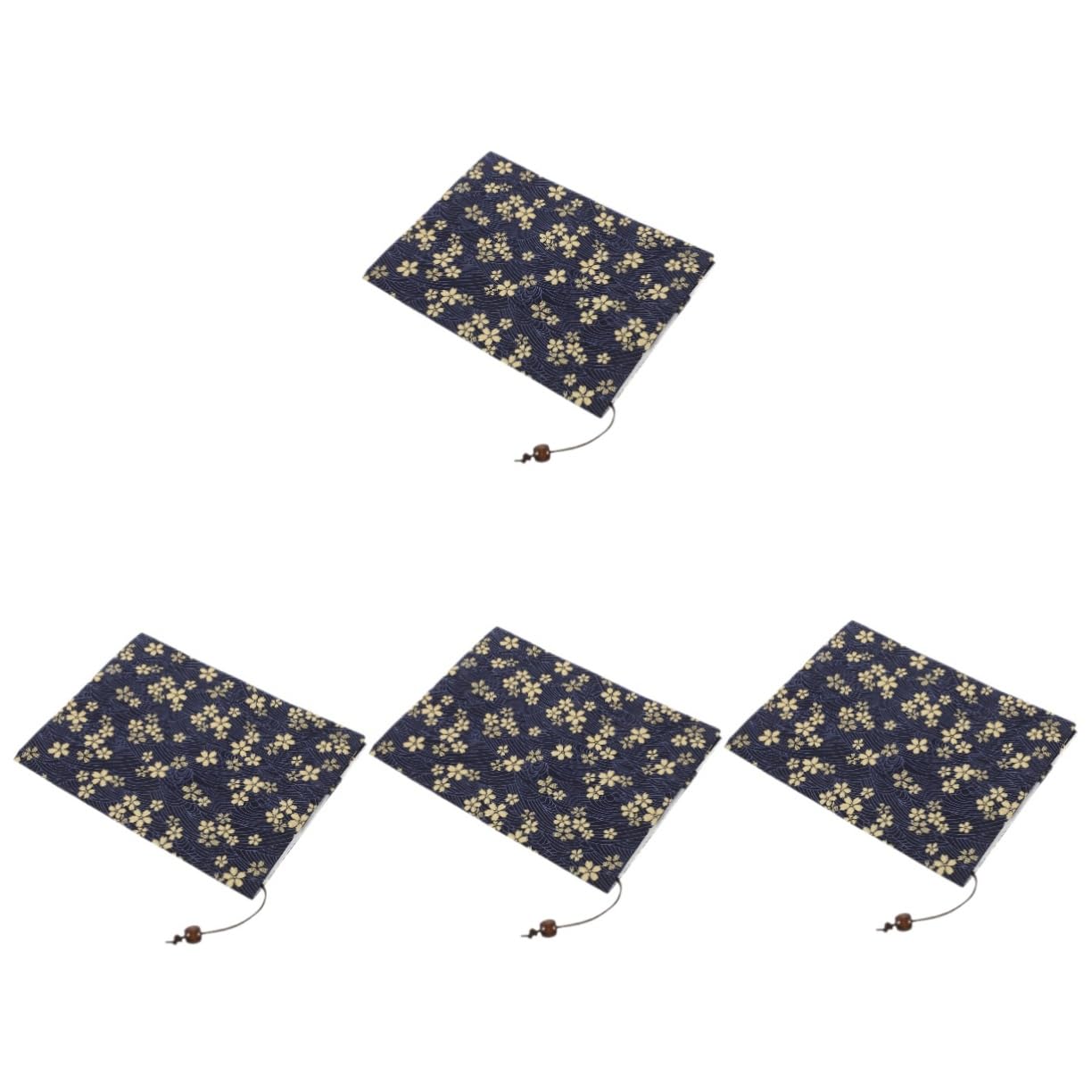 EXCEART 4piezas Fundas De Libros Reutilizables Diseño Retro Protector De Libros Elegante y Duradero Para Cuadernos y Diarios Para Estudiantes y Uso Personal