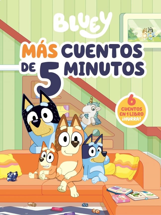 Bluey.  Más cuentos de 5 minutos