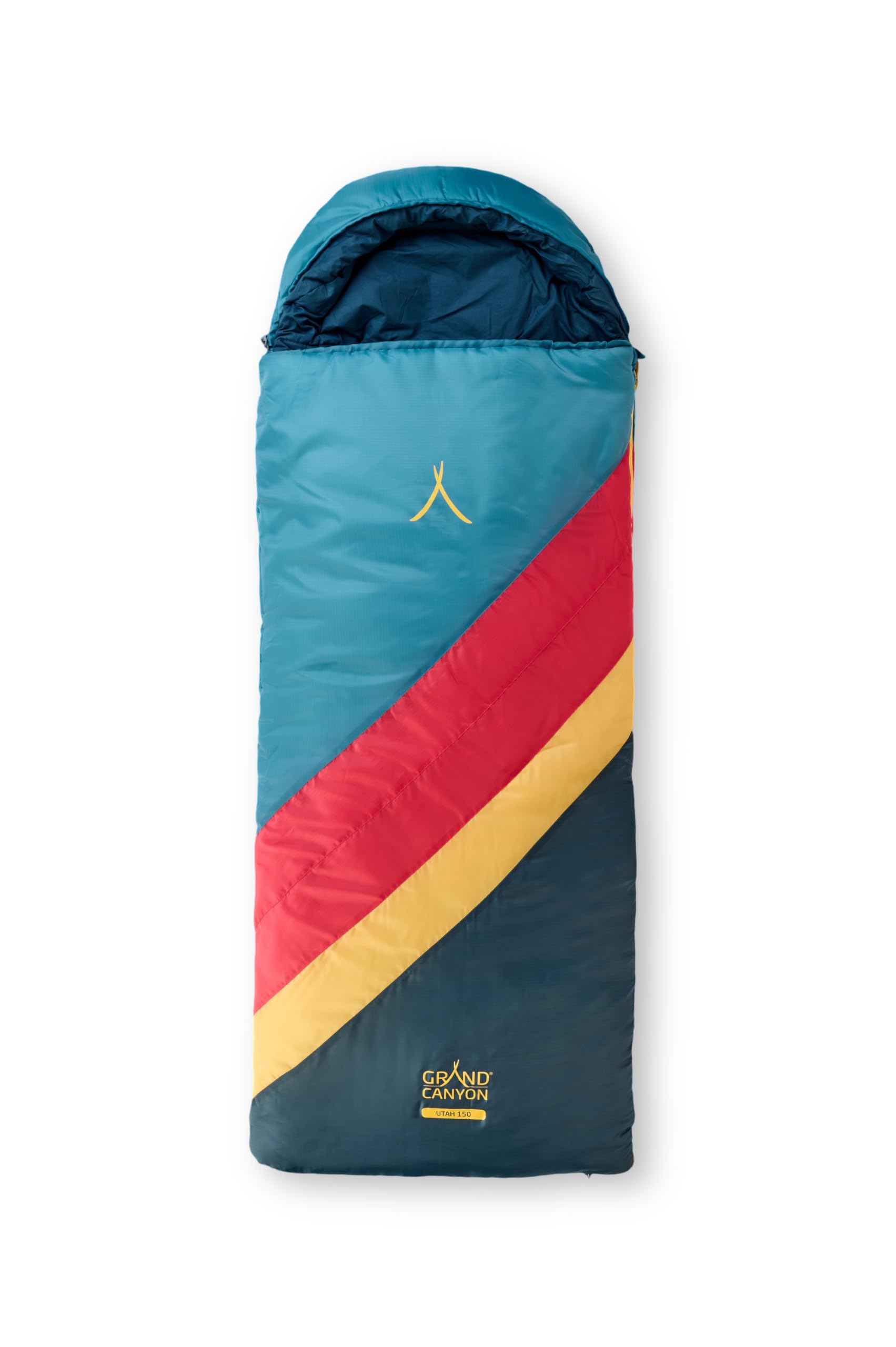 Grand Canyon Utah 150 Kids – Enfant Sac de Couchage Couverture Coton Biologique – Complete Zip comme Couverture – 1380 g – Jusqu'à 150 cm
