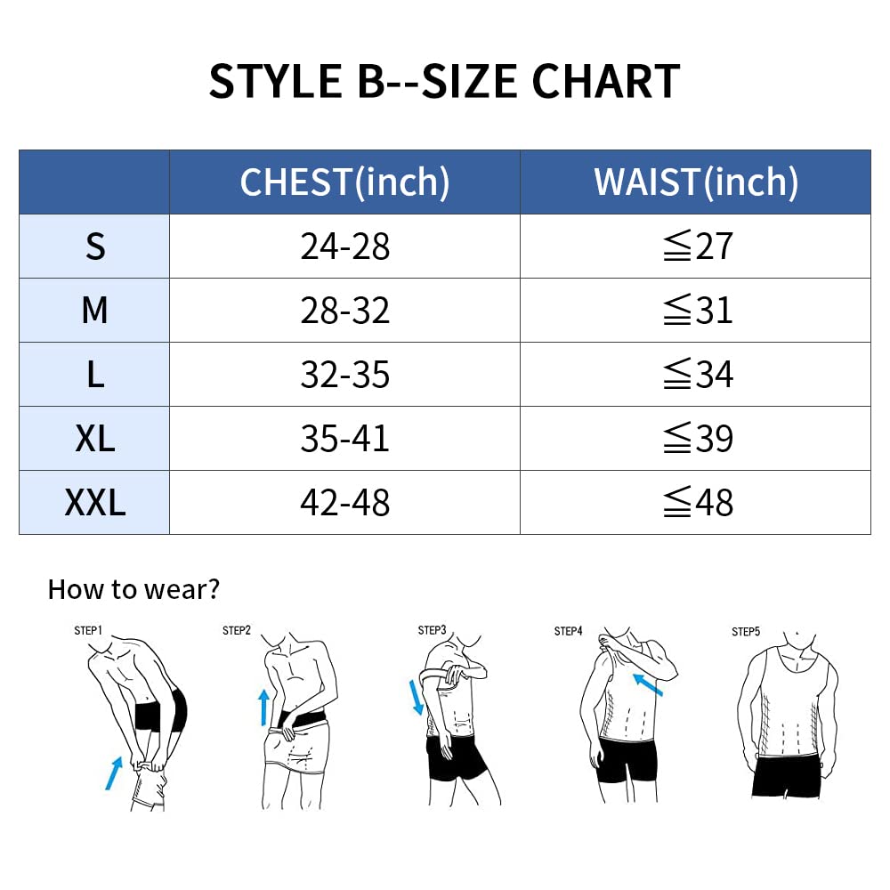 Bielizna modelująca Mężczyźni Shapewear