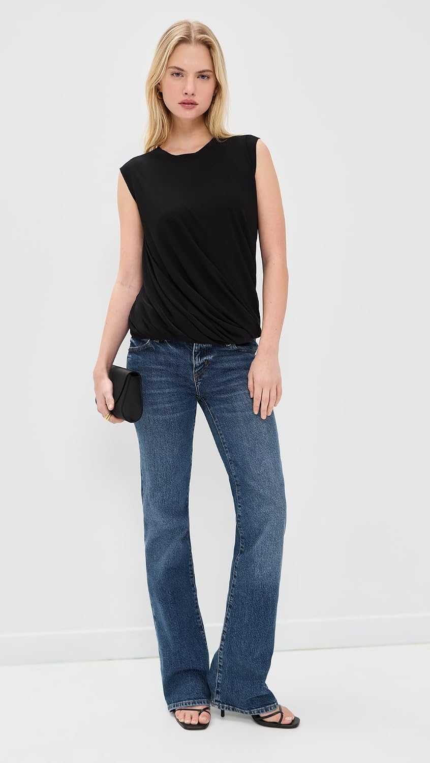 Norma Kamali Women's Sleeveless Twist Top