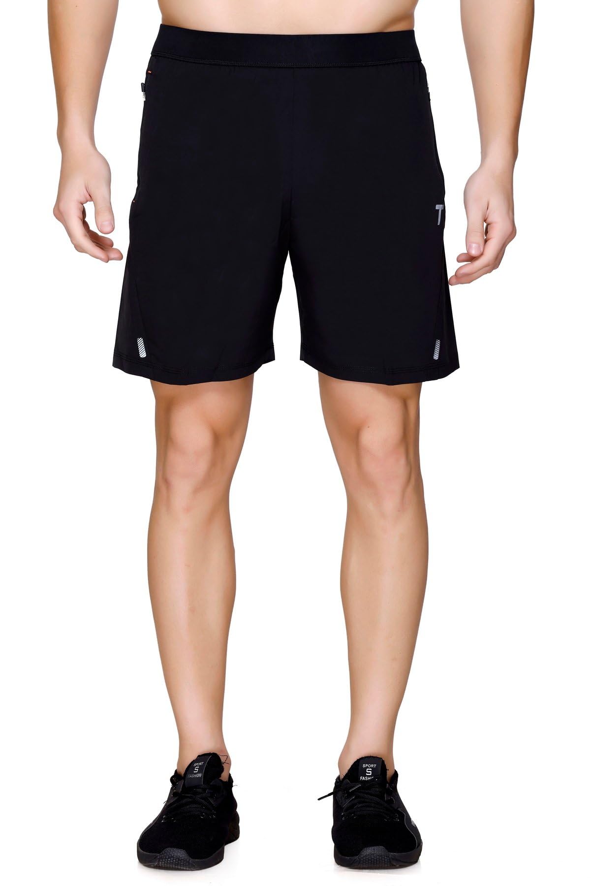 Total Men's Sports Shorts | Quick Dry, Lightweight Gym & Workout Shorts | Solid Activewear for Running, Jogging, Cycling & Yoga | Comfortable Sportswear with Side Pockets for Home & Outdoor Wear-image-40