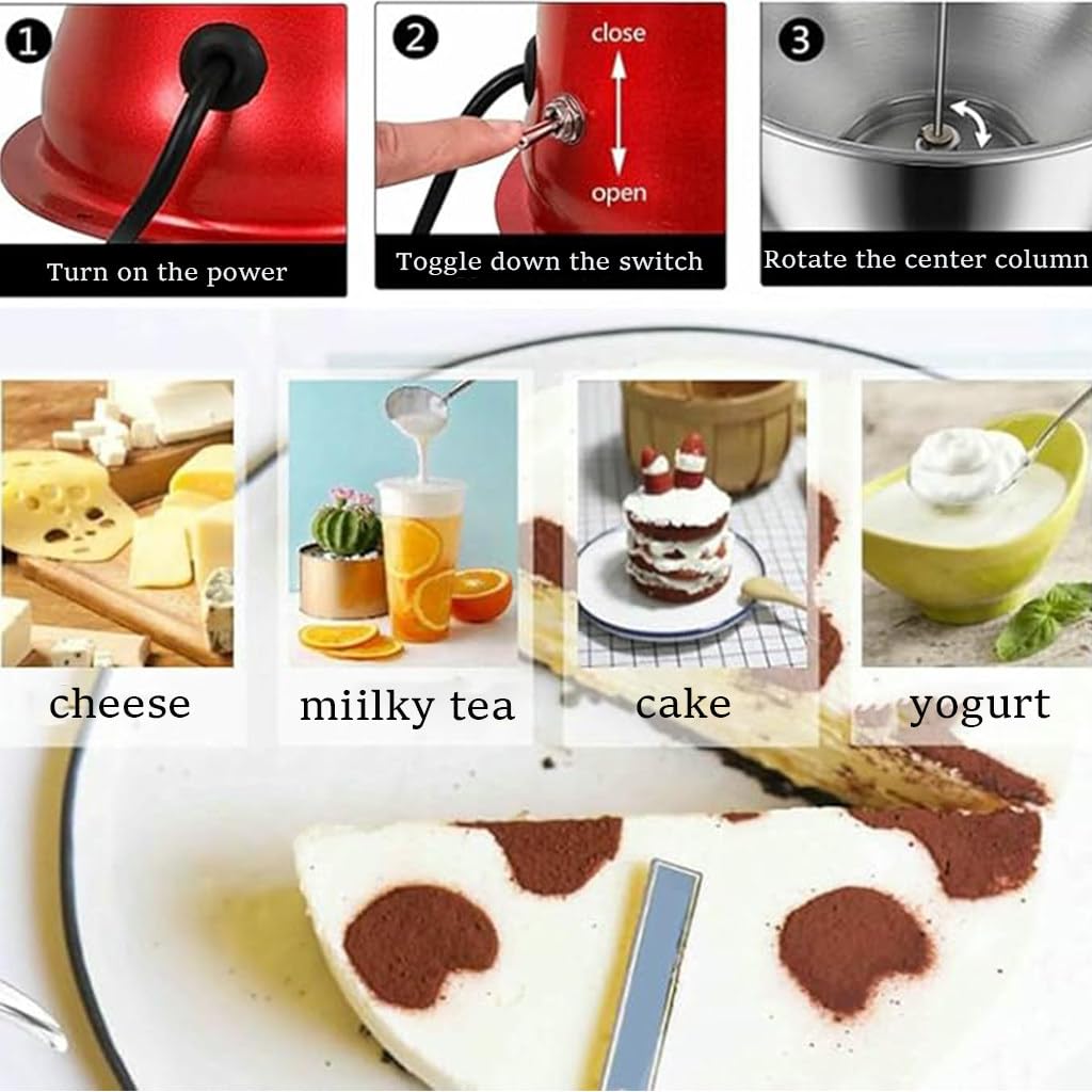 Macchina separatrice crema per latte fresco, separatore centrifugo elettrico per uso lattiero-caseario, ideale per la separazione della crema di latte di mucca, pecora e capra