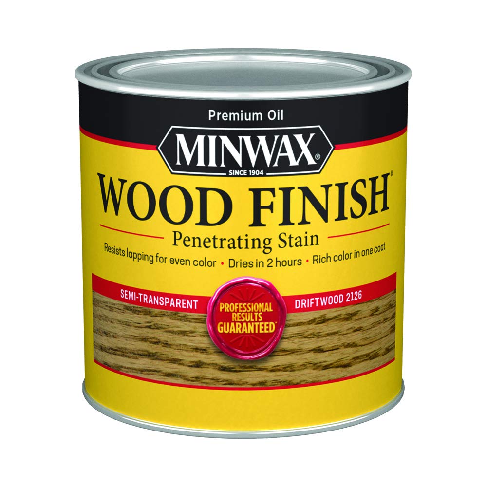 MINWAX 50 Pint Driftwood Wood Finish Interior Wood Stain 22126