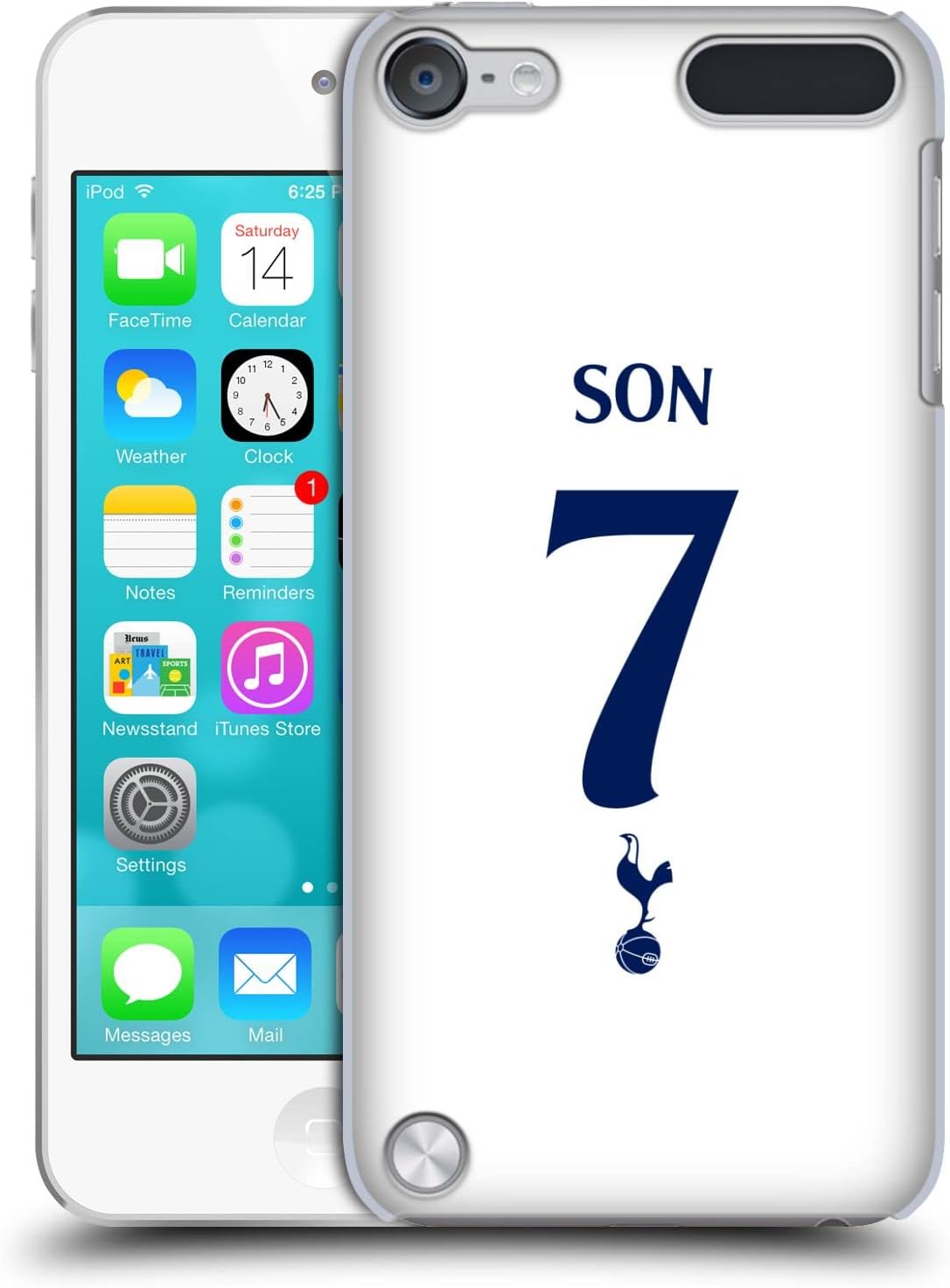 Head Case Designs Officially Licensed Tottenham Hotspur F.C. Son Heung-Min 2021/22 Players Home Kit Hard Back Case Compatible With Apple iPod Touch 5G 5th Gen