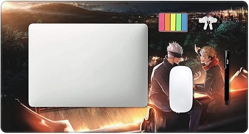 Miniatura 4 de Alfombrilla de mouse de anime, para escritorio completo, XXL, extendida, para juegos, alfombrilla de mouse grande de anime, antideslizante, para