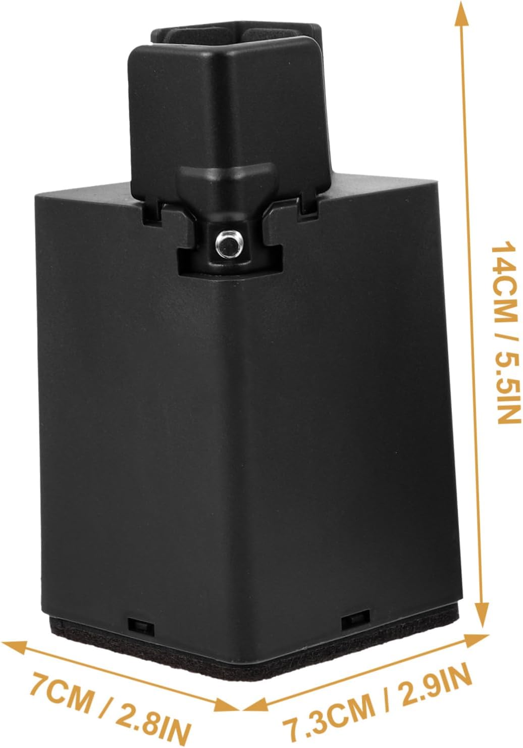 4pcs Furniture Lifts Heavy Duty Bed Risers Desk Risers Couch Table Leg Easy to Adjust