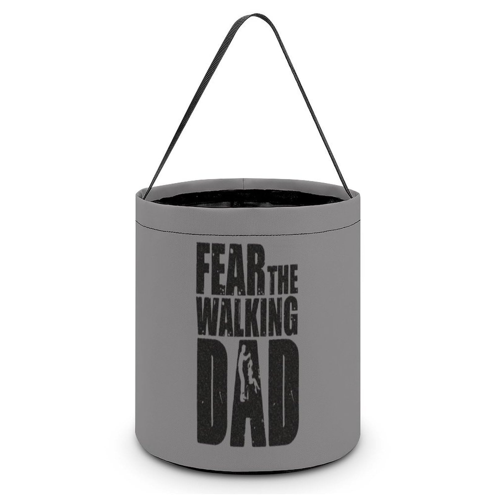 Fear The Walking Dad Cute Easter Basket Bags Eggs Bucket Candy Tote Decorations Gifts Party Storage Bag