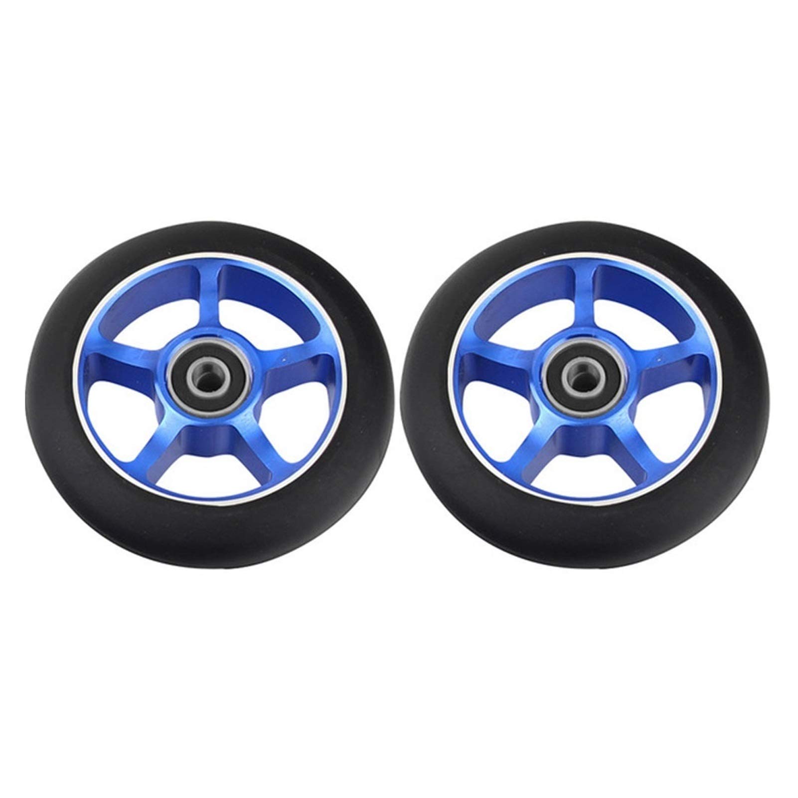 Générique Roue Trotinette Freestyle AntidéRapant 1pcs Scooter 100mm Roues à Haute résistance l'usure élastique Roulements Base de roulement Rouleaux Ski
