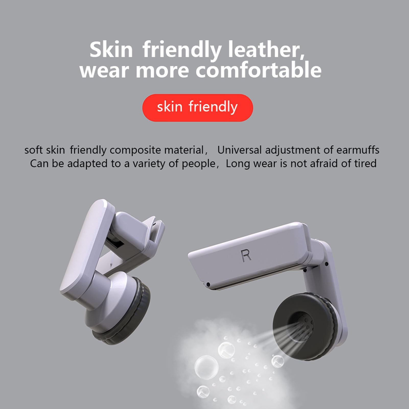 Cuffie Antirumore VR per PICO 4, Ricambio Confortevole e Traspirante con Auricolare Conduttivo Ruotabile, Effetto Sonoro 3D, Isolamento Acustico per PICO 4 e PICO 4 Pro