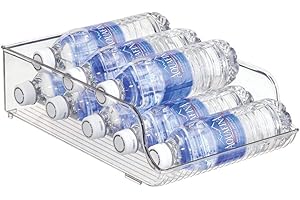 iDesign Recycled Water Bottle Organizer Bin for Kitchen Fridge