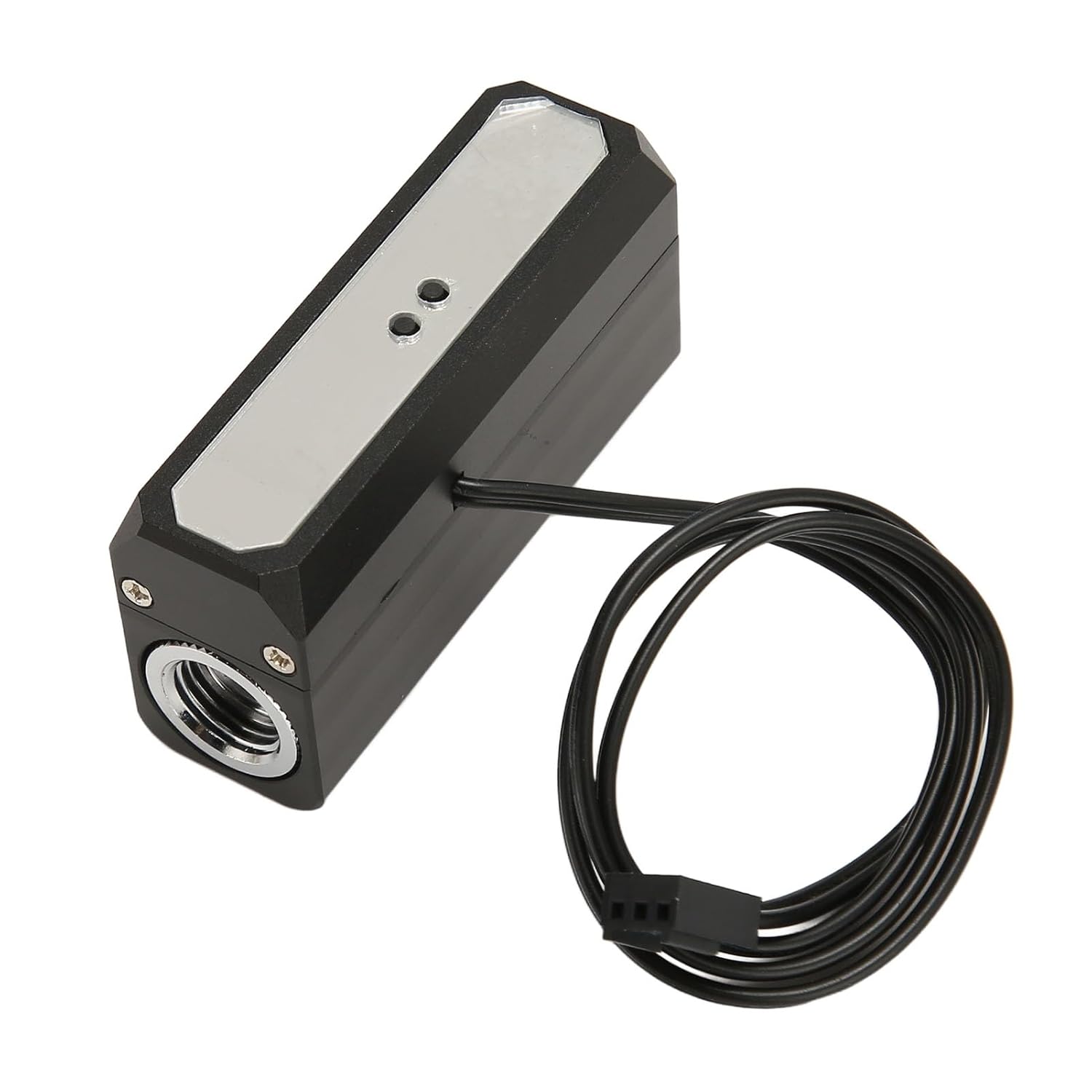 Semme G1/4in Temperature Sensor Meter with Customizable Alarm and Accurate Display for PC Cooling System (Black)