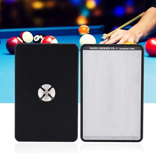 Miniatura 6 de 2 in 1 Pool Cue Scuffer Featuring a Stainless Steel Matte Surface for Burnishing, a Compact Billiard Cue Tip Shaper for All Billiard Players