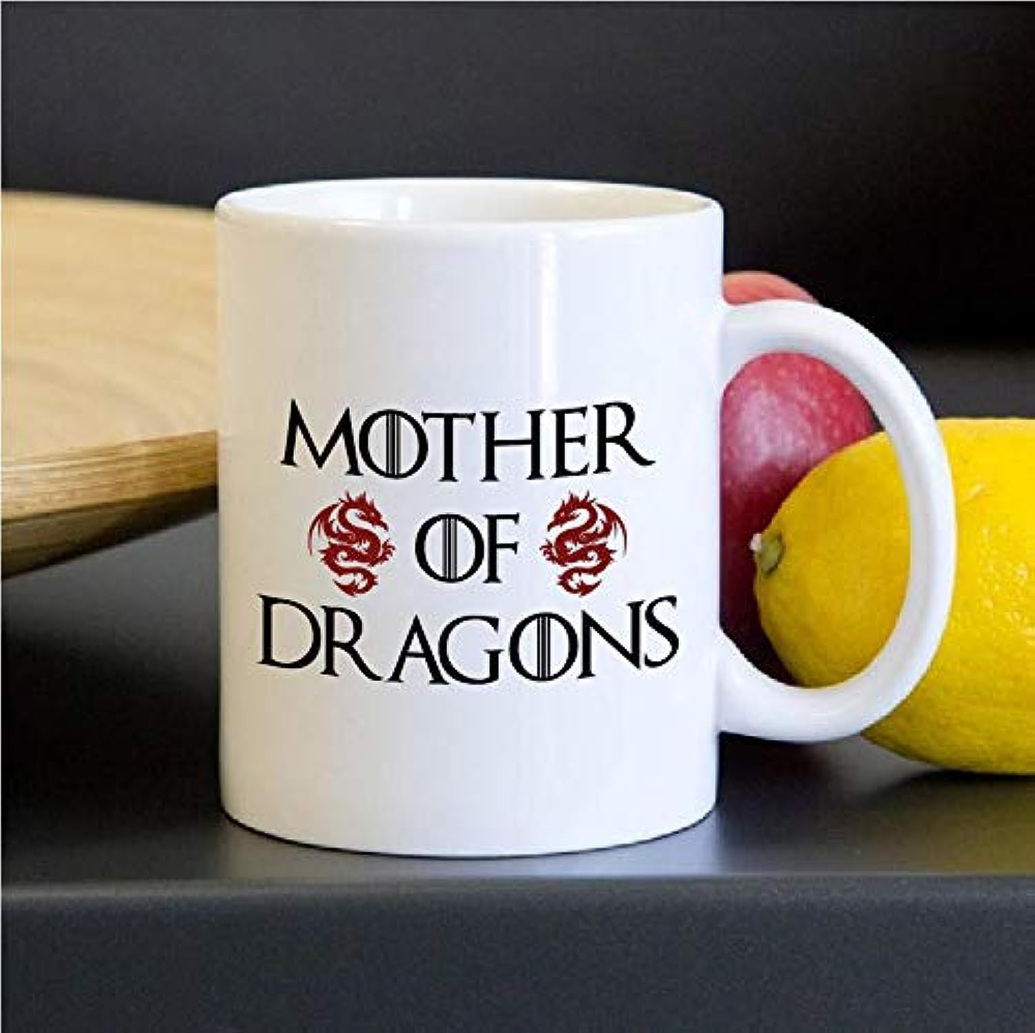 Spoil Your Wall Mother of Dragons - Game of Thrones Printed Ceramic Coffee Mug 325ml, Perfect Gifting