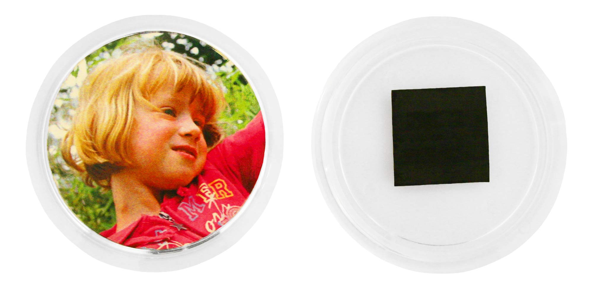 Eduplay Experimentierkasten Buttons — Kunststoff-Buttons, Ø 6 cm, mit Magnetpin und Temperafarben
