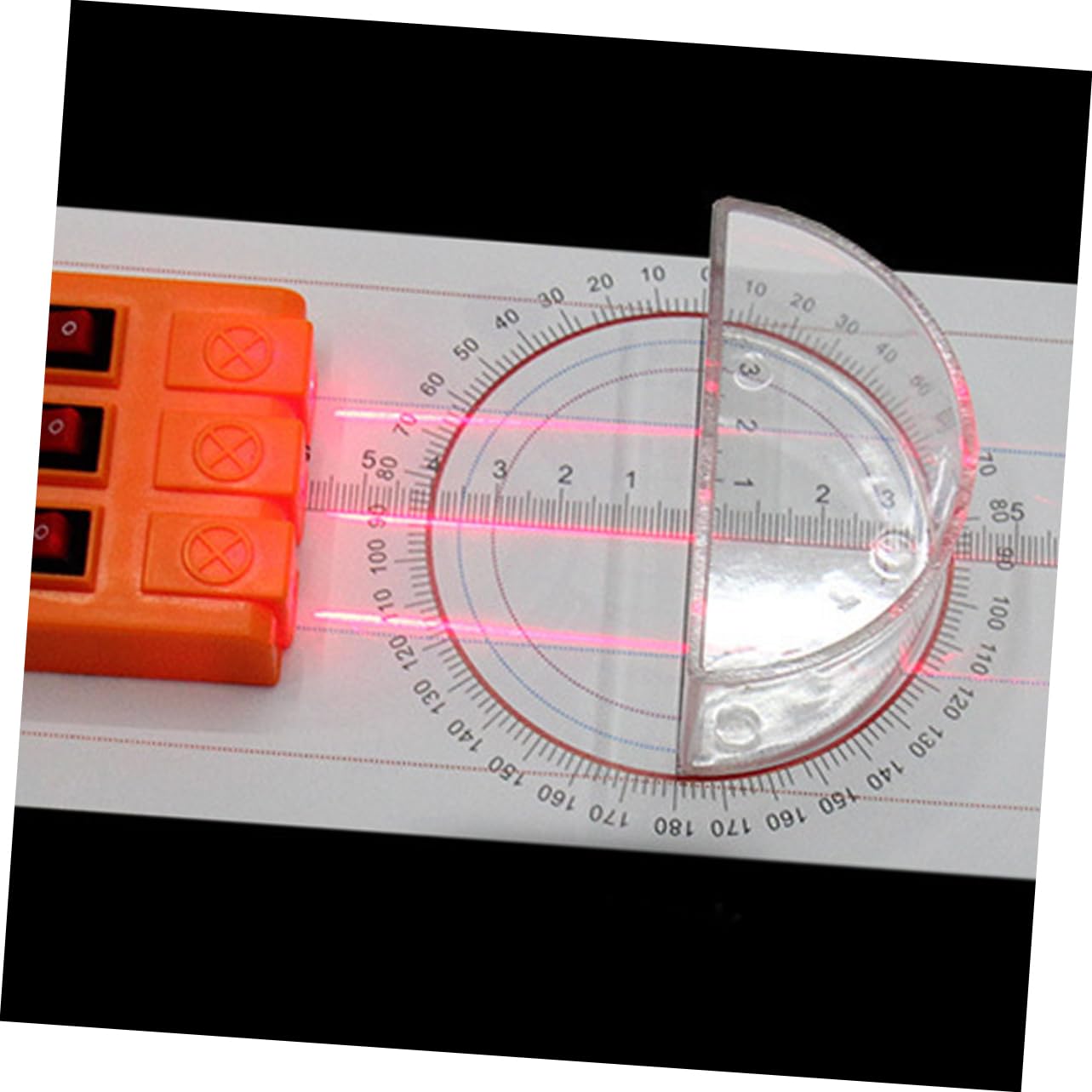 1 Satz Optischer Experimentierkasten Physik-optisches Experimentierset Optisches Prismenset Prismenoptik Physik-linsen-experimentierset Physik-kit Plastik Achte Klasse Reflektor