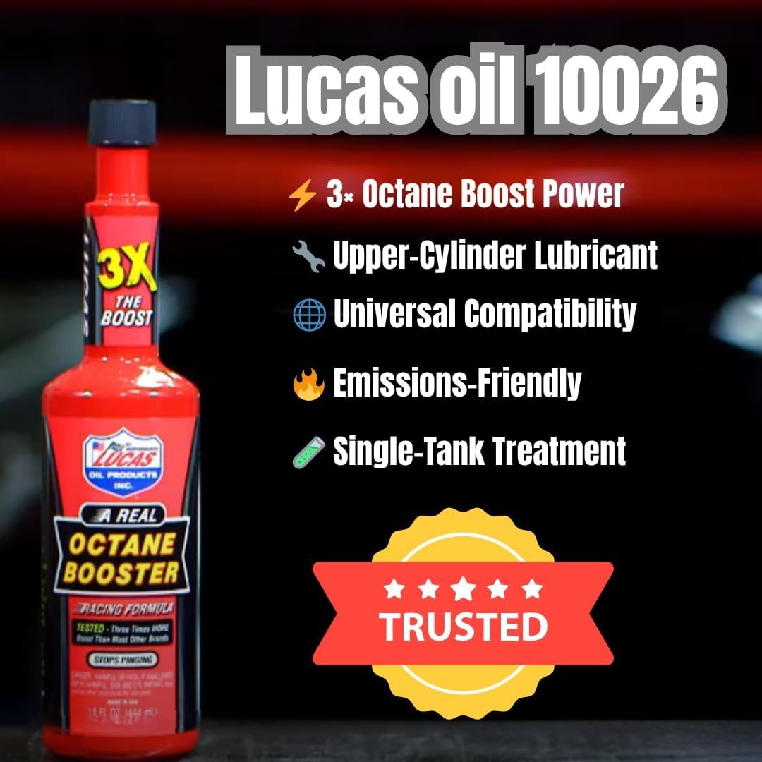 High-Performance Fuel Additive for Turbo & Carbureted Engines 10026-15 oz Octane Booster | 6 Pack