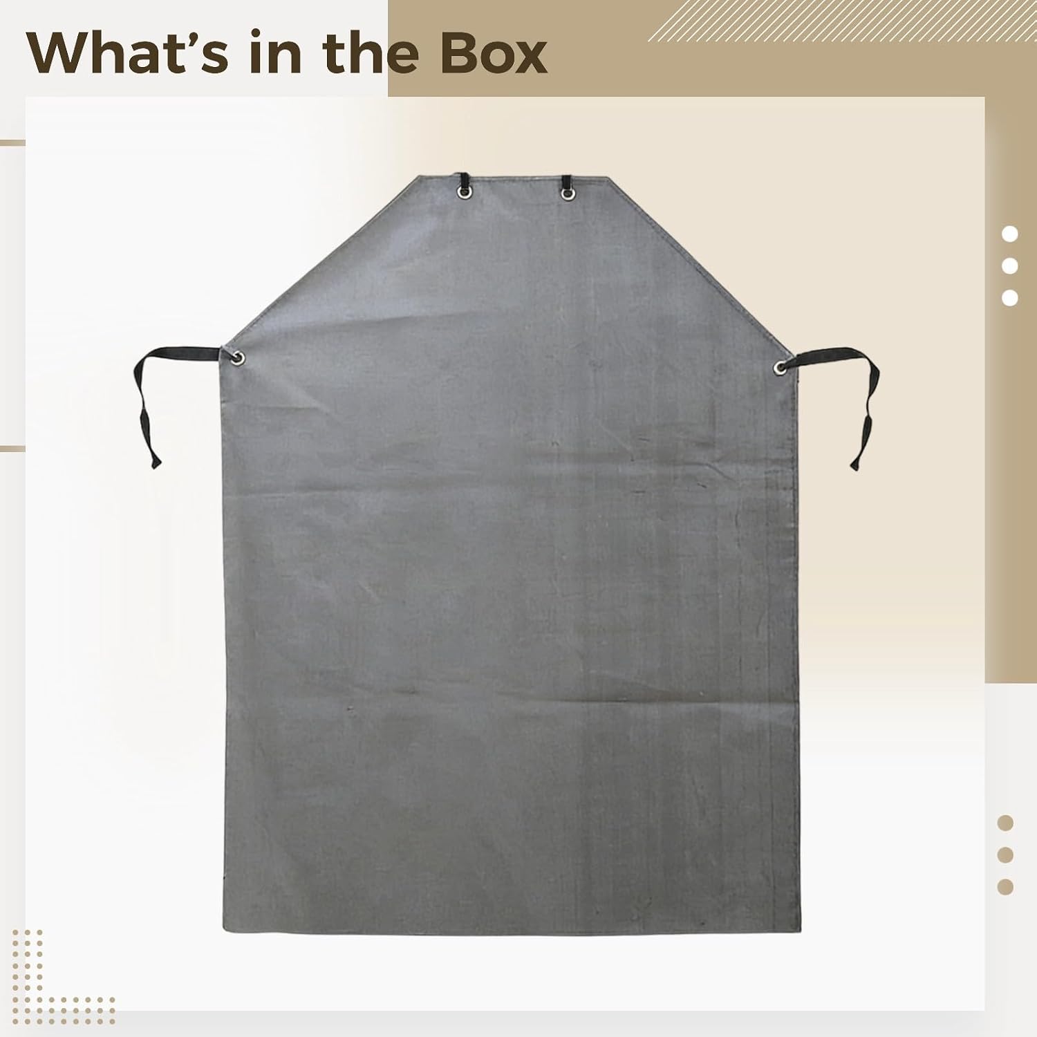 45.3 X 33.5 In Black & Red Rubber Apron For Work, Waterproof Oil Resistant, Thick, Dishwashing Butcher, Industrial Safety