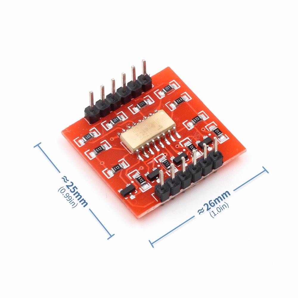 Yoneix TLP281 4 CH 4-Channel Opto-Isolator IC Module for Arduino Expansion Board High and Low Level Optocoupler Isolation 4 Channel(1PCS)