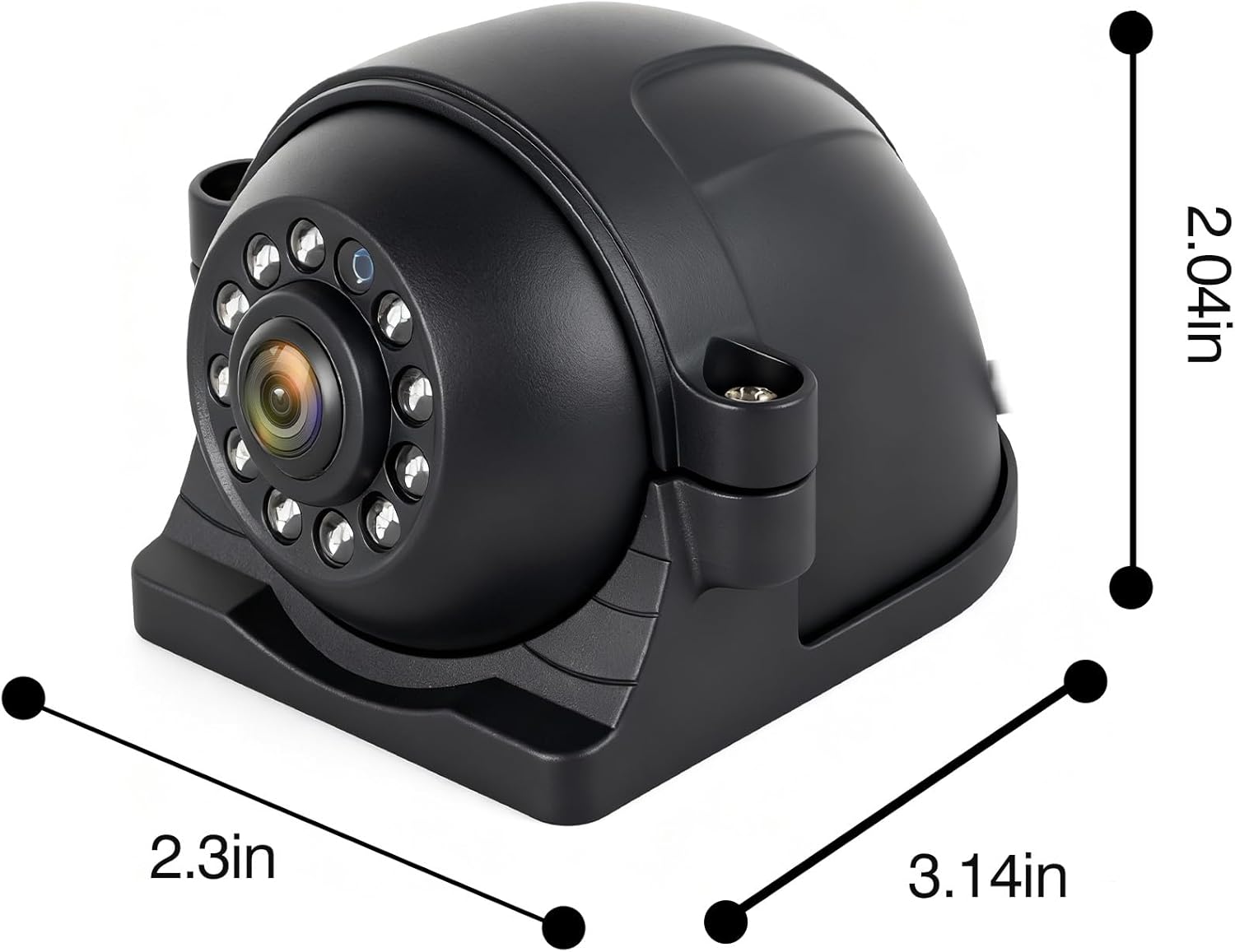 Single Wired Side View Camera, Compatible with Y Series (Models: Y1, Y2, Y3, Y4, Y5, Y6) Wired Camera Systems. Please Consult The Seller to Confirm Compatibility Before Purchase - Y1S