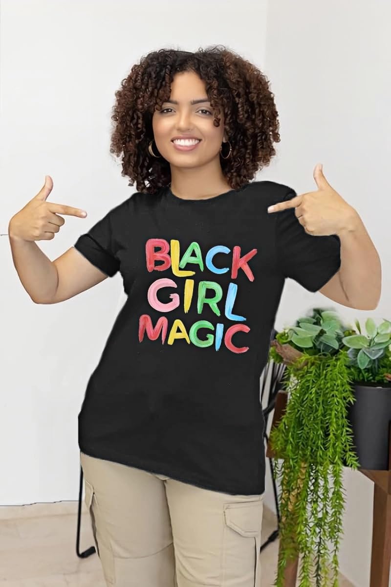 Black History Month Shirts Melanin African American Women T-Shirts Juneteenth Tshirt - Image 2