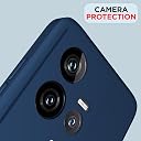 Pikkme Back Cover for iQOO 11 5G | Camera Protection Shockproof Soft Matte Silicone Bumper Case (Blue) gallery image