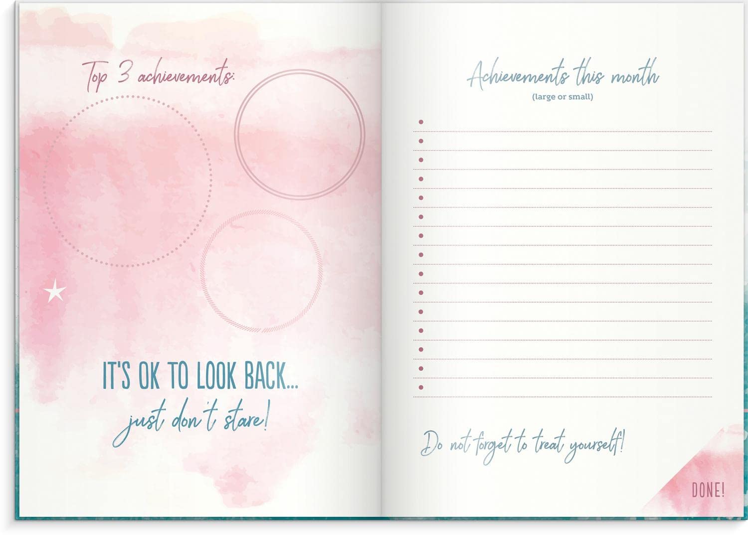 Burde This is my year: Terminplaner Undatiert mit Verschlussgummi