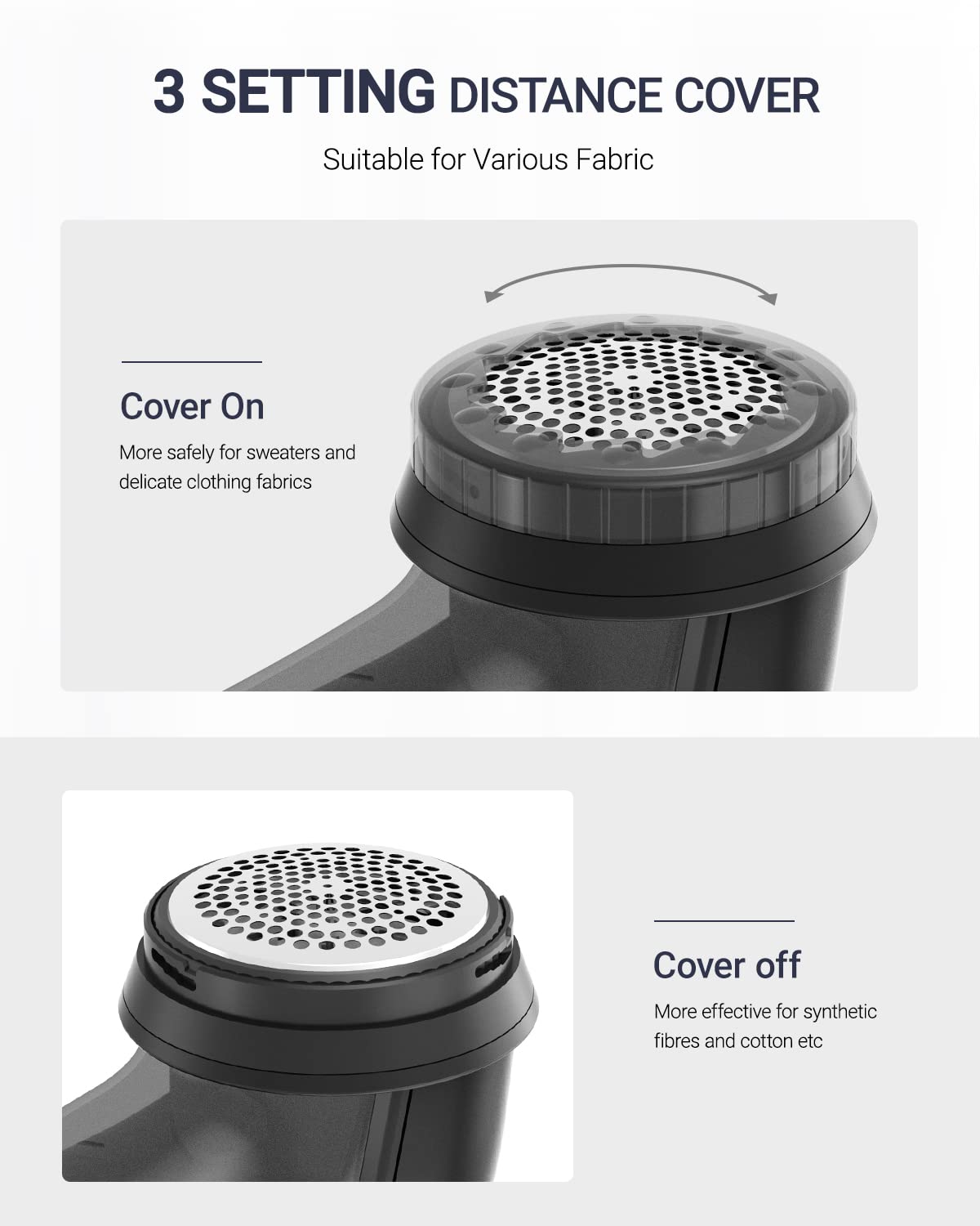 Levapelucchi Elettrico Ricaricabile USB-C | 3 Lame Extra | Per Vestiti E Mobili - Foto 7