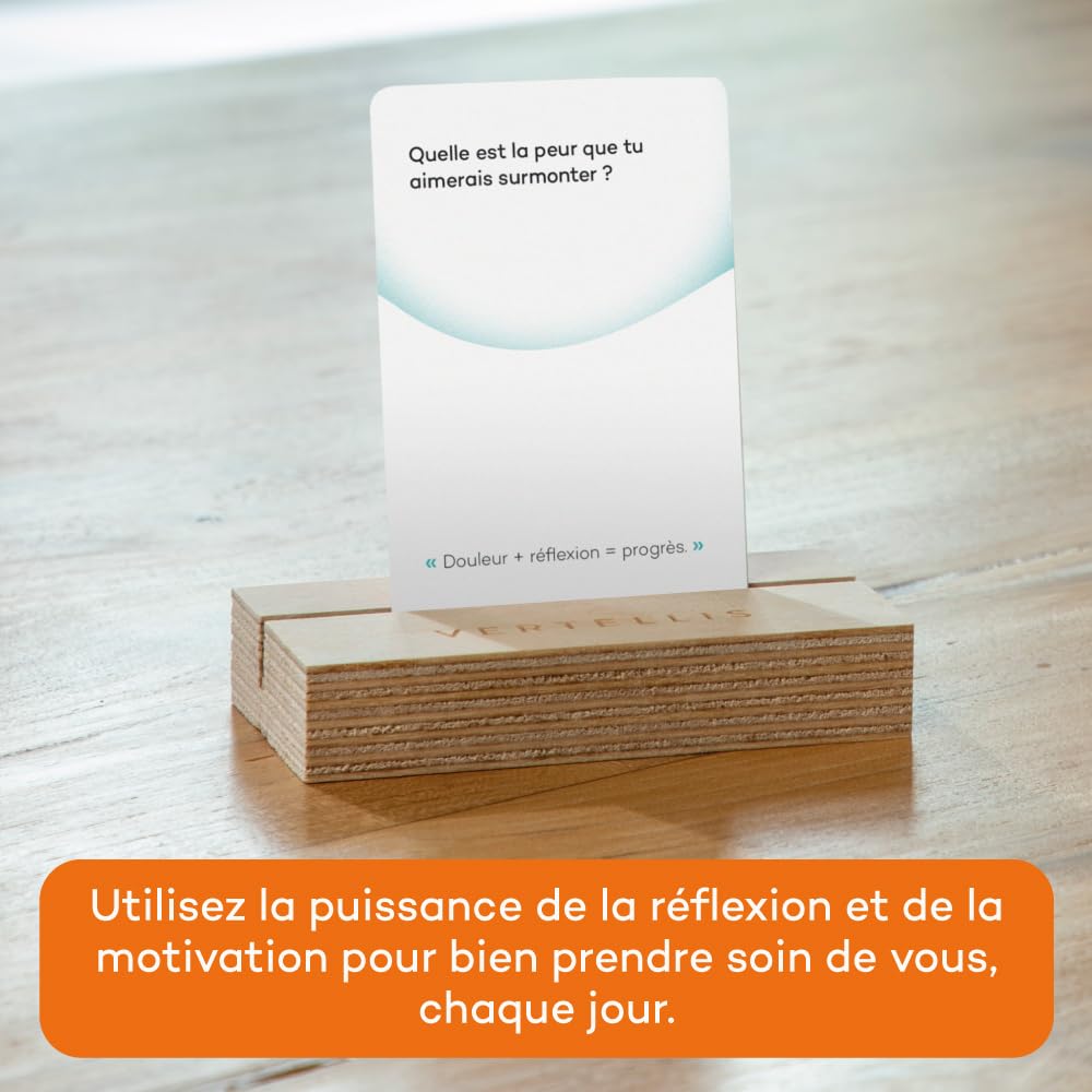 Vertellis Balance and Self-Love Deck - Renforcez votre bien-être émotionnel et réduisez le stress - Rappels quotidiens pour prendre soin de soi