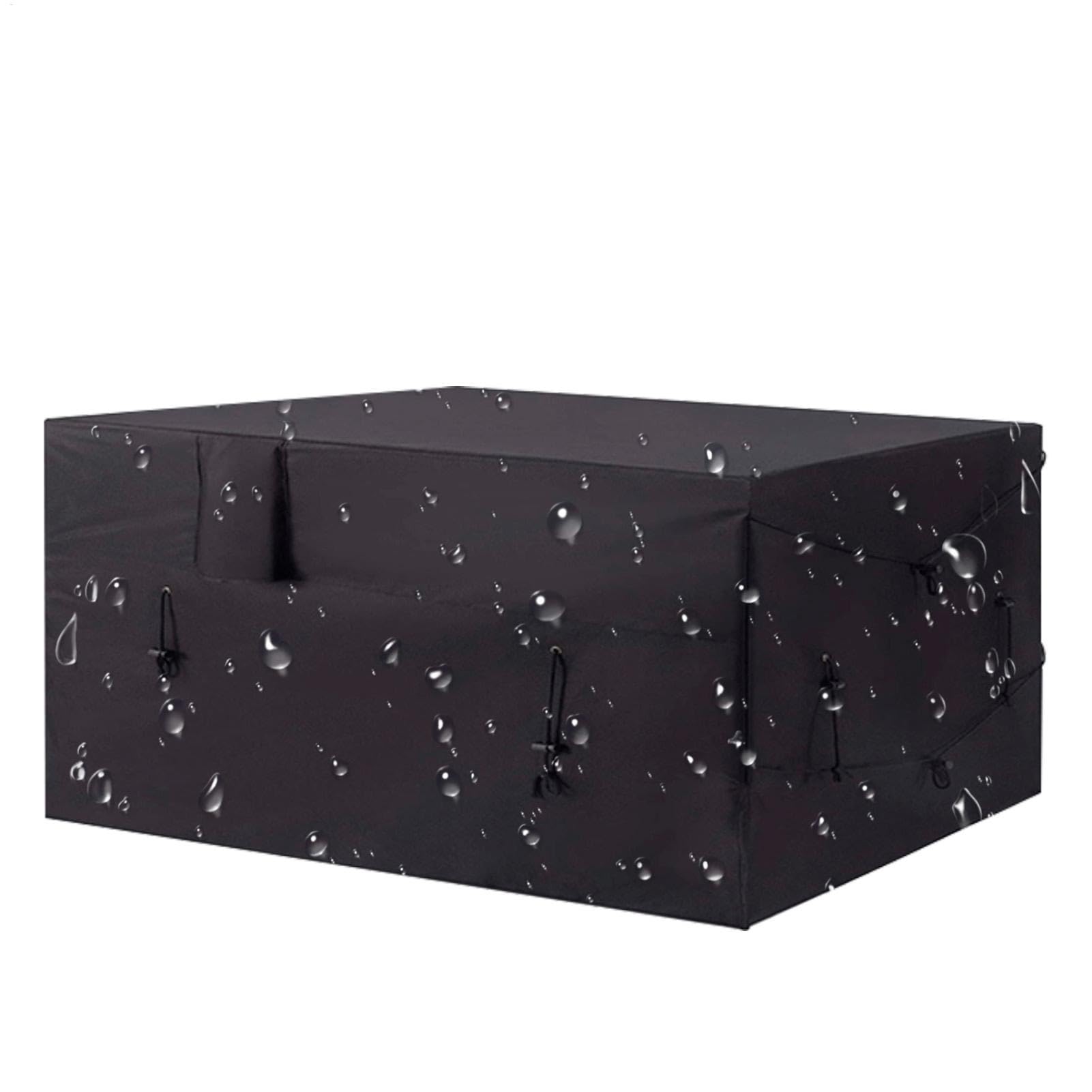 Cubierta Para Bomba Calor Impermeable, Resistente, Ajustable | Protector para Bomba de Calor de Piscina Tira de Cierre de Gancho y Bucle para Protección Exterior