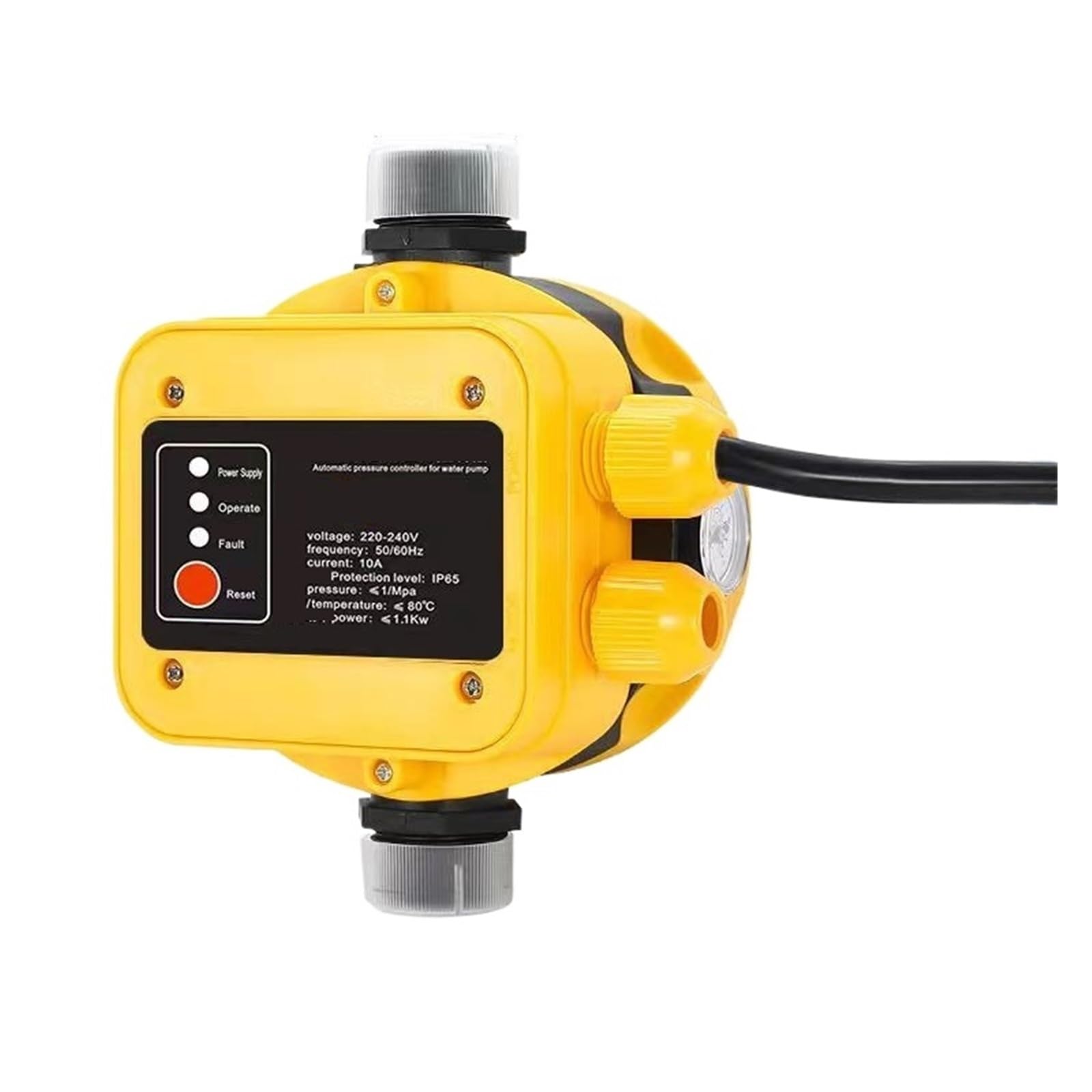 Regulator ciśnienia, Przełącznik Ciśnieniowy, Automatyczne Sterowanie Pompą Wodną 220-240 V 1, KW, Cyfrowy Regulator Czasowy, do pistoletu natryskowego(1.5-2.2KG with wire 50cm)