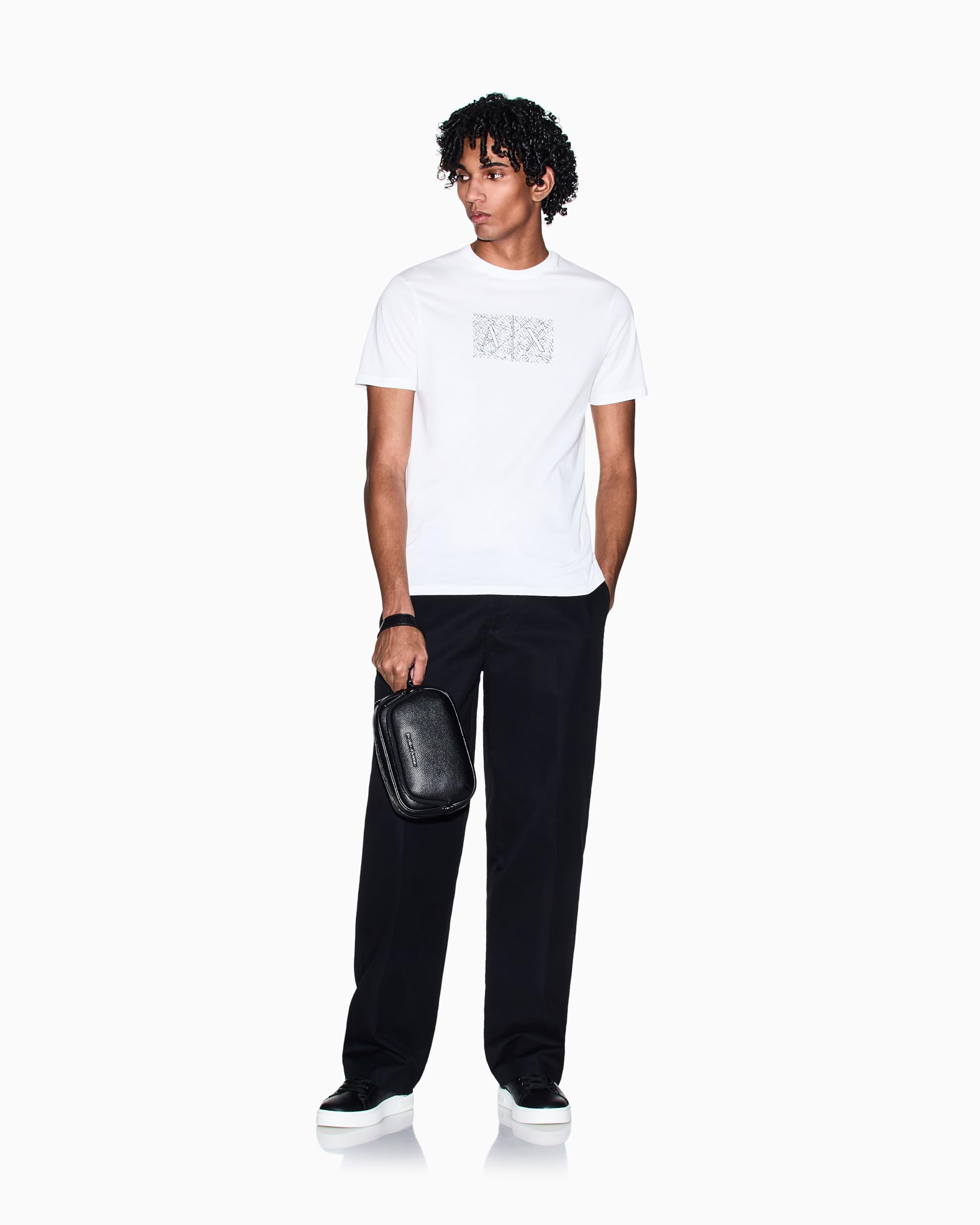 Men's Short Sleeve Jersey Box Logo Tee Slim
