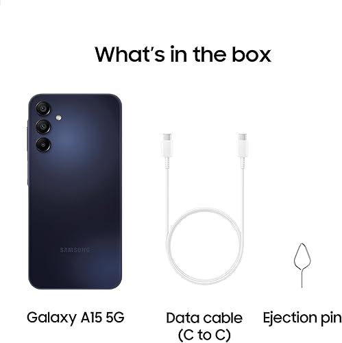 Miniatura 10 de SAMSUNG Teléfono celular Galaxy A15 5G Serie A, teléfono inteligente Android desbloqueado de 128 GB, pantalla AMOLED, almacenamiento ampliable,