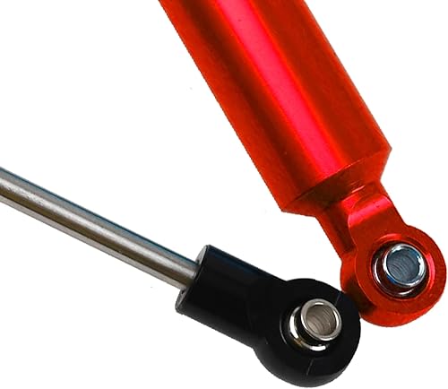 Miniatura 5 de 4 piezas de amortiguadores de automóvil a control remoto, amortiguadores de resorte interno, piezas de actualización compatibles con Axial SCX10