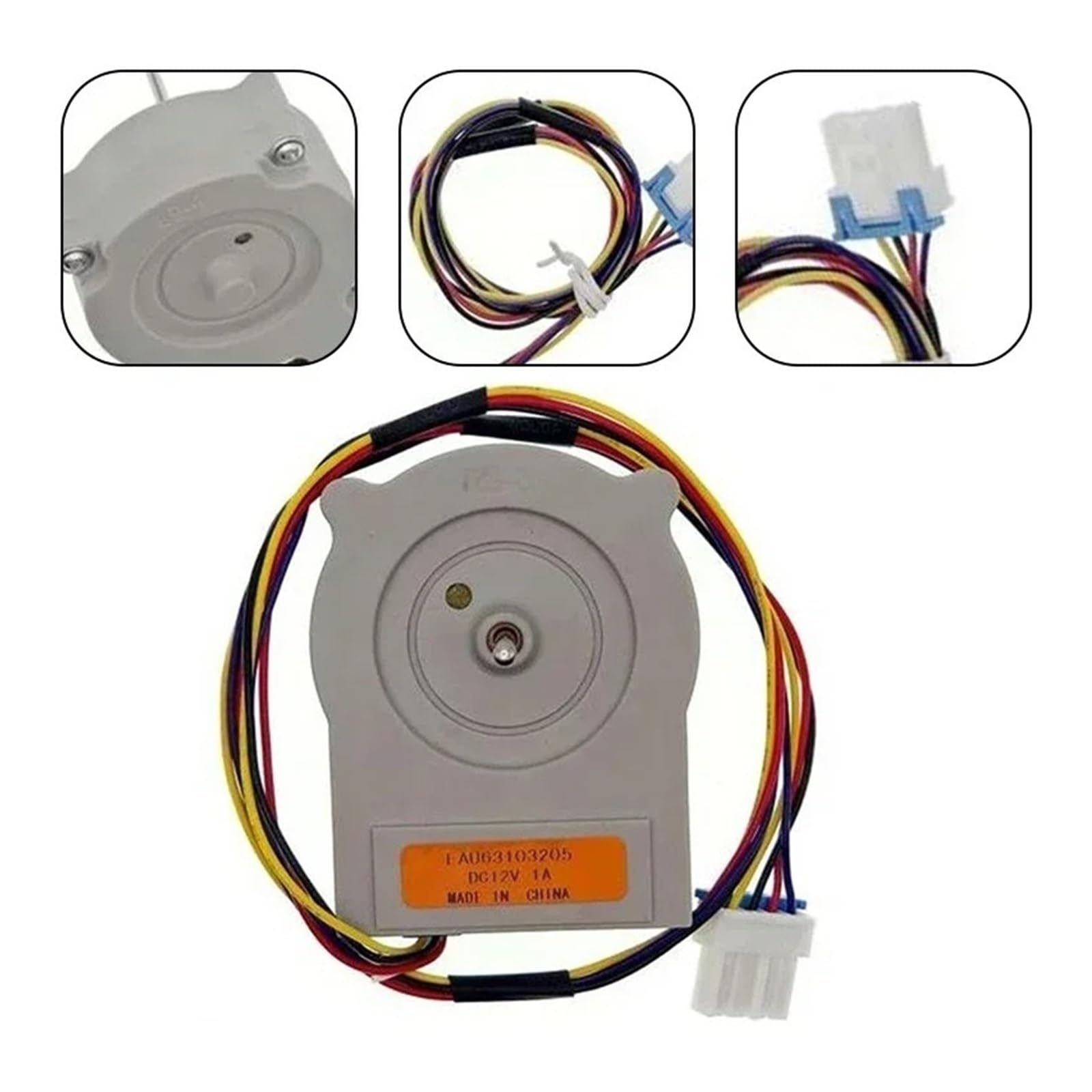 EAU63103205 Refrigerator Condenser Fan Motor Replacement Accessories?For Refrigerator Radiator Freezer Parts 12x8x7cm