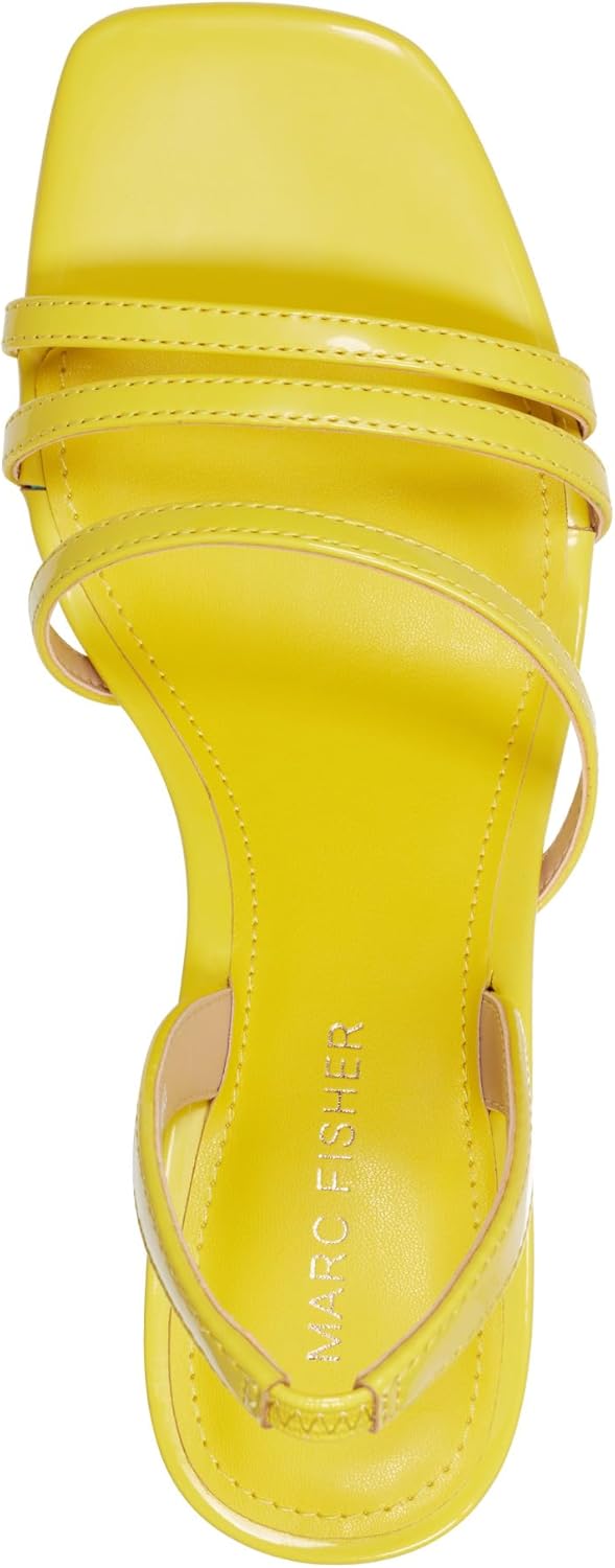 Marc Fisher Women's Nalina Heeled Sandal, Yellow 701, 8.5 - Image 5
