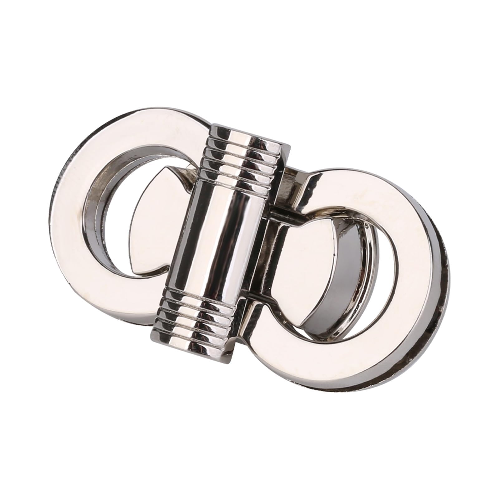 PVUVTNAHW 10pcs 4.5CM Metal Butterfly Twist Lock Catch Handbag Snap Clasps Turn Lock For Shoulder Bag Buckle DIY(Silver)